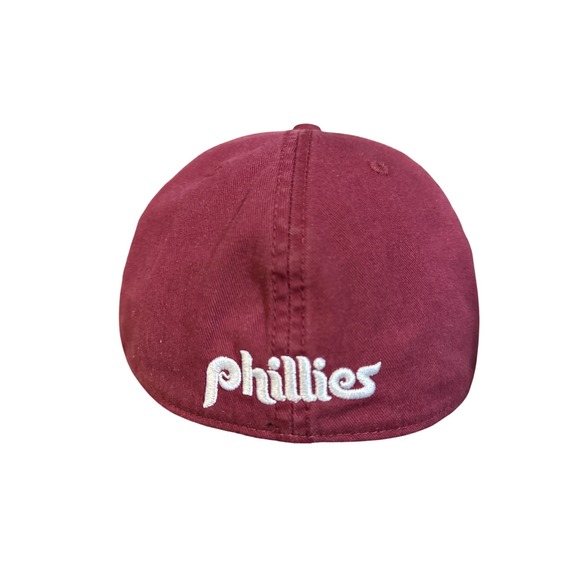 Rare Philadelphia Phillies 47 Brand Franchise Hat Baseball Cap Maroon‎ Large - Picture 3 of 4